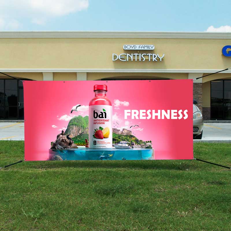 Custom sublimated banner