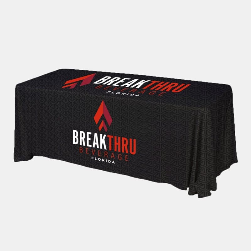 Sublimated table throw