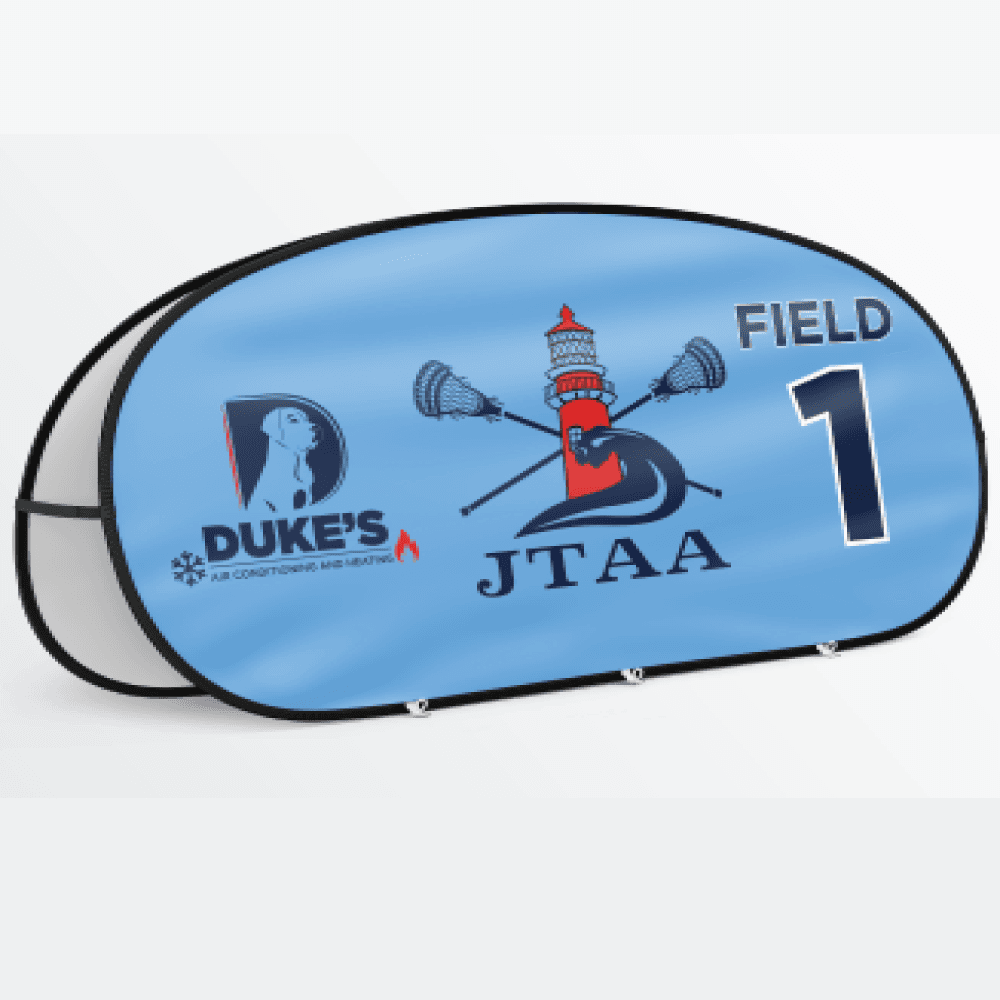 Horizontal Pop-Up Display Banner